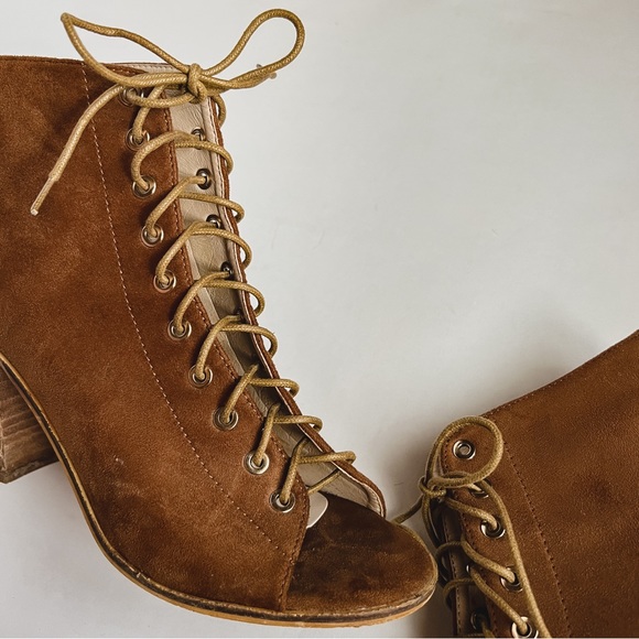Nordstrom Lace Up Ankle Boots - Picture 2 of 9